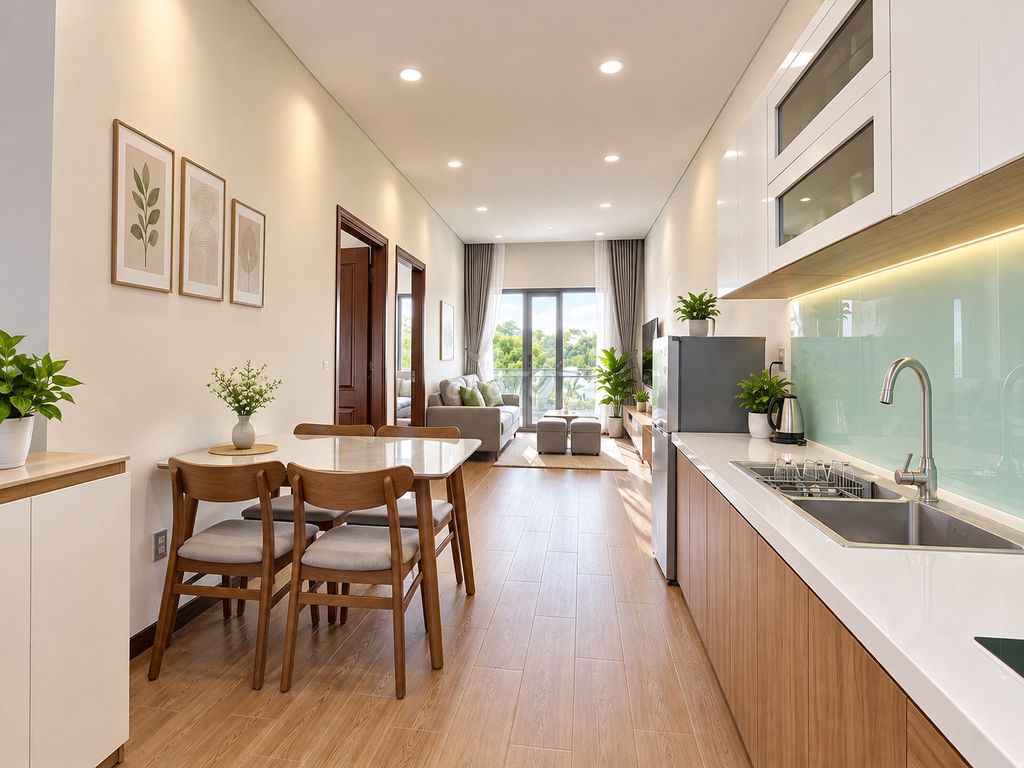 Квартира, 2 спальни · 65 м²